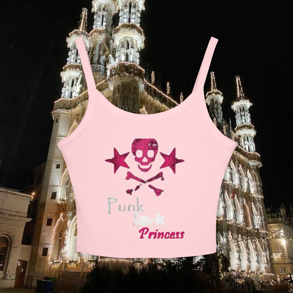 Punk Rock Princess Spaghetti Strap Tank Top