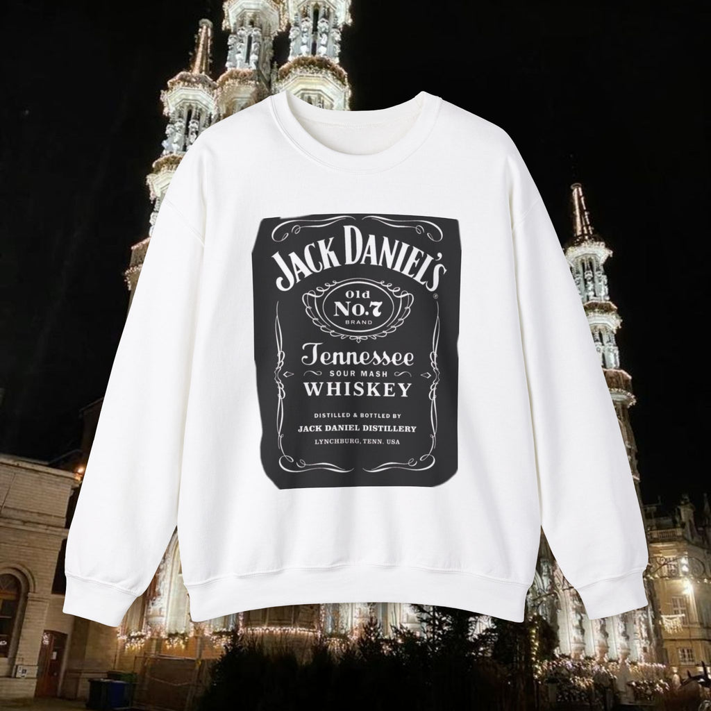 Jack Daniel's Whiskey Unisex Heavy Blend Crewneck Sweatshirt