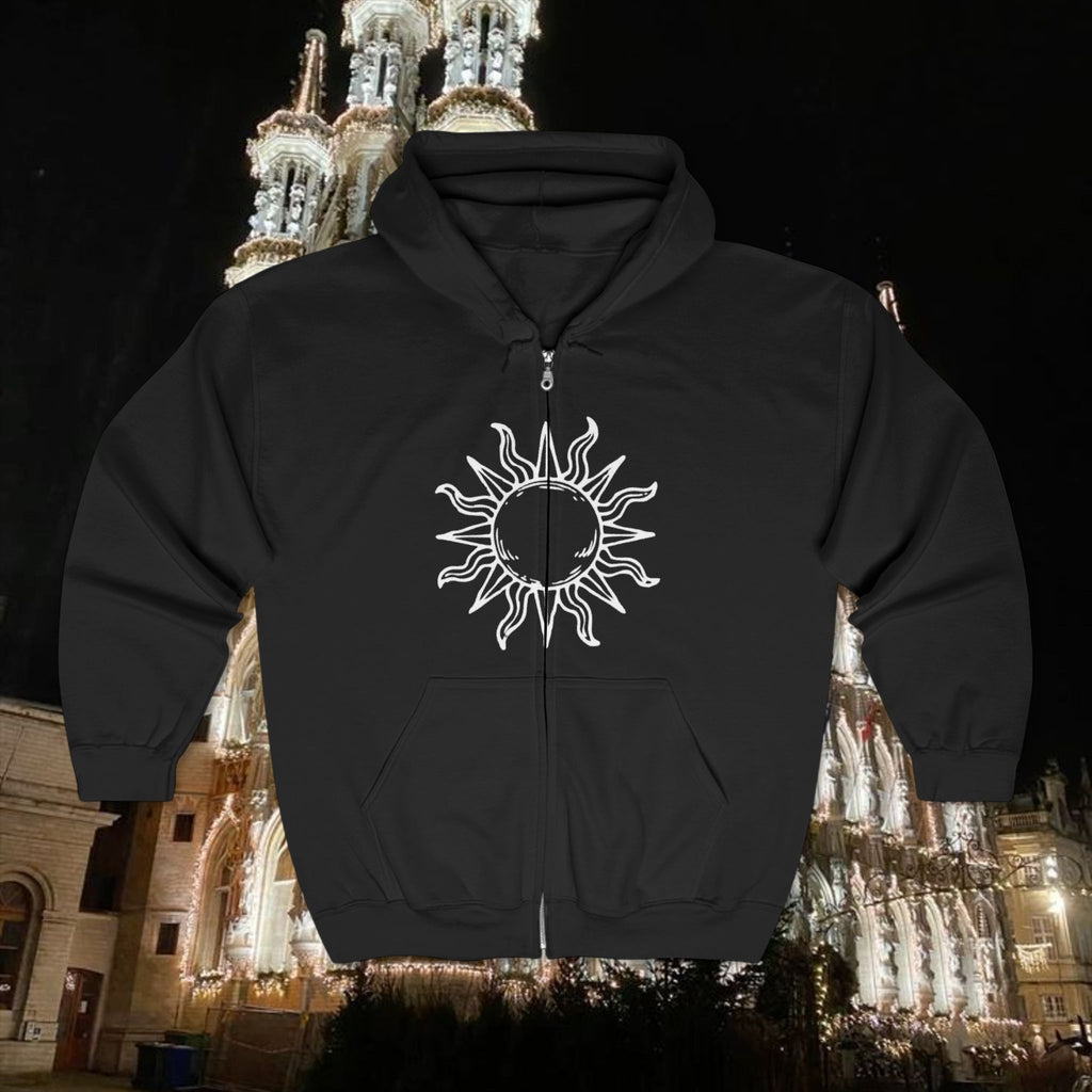 Sunshine Spirit Full Zip Hoodie for All Seasons