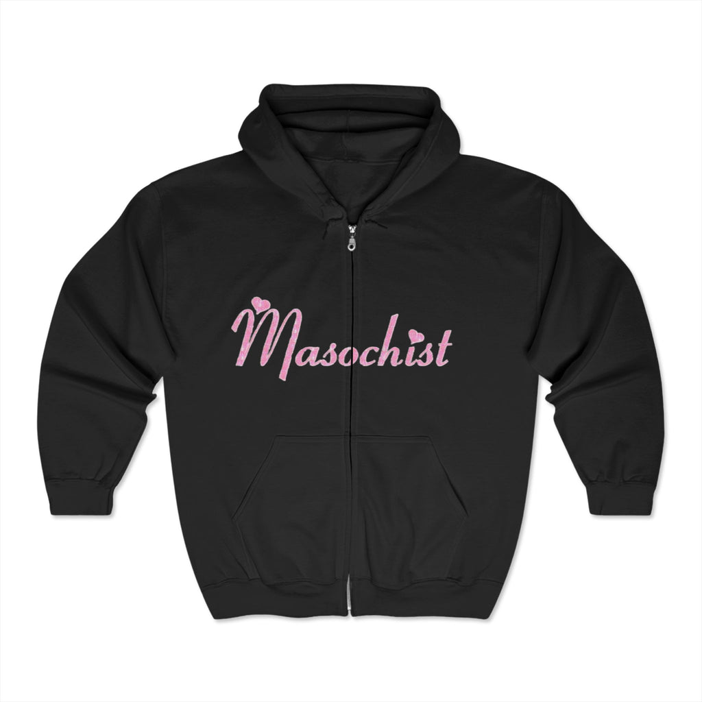 Unisex Heavy Blend™ Full Zip Hooded Sweatshirt - Masochist Design