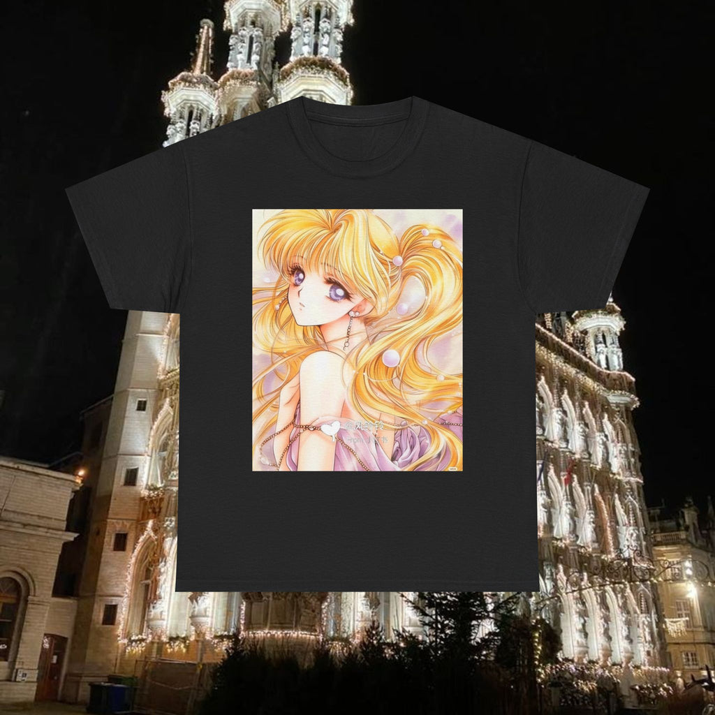 Whimsical Anime Unisex Heavy Cotton Tee - Perfect for Casual Vibes and Gift Giving